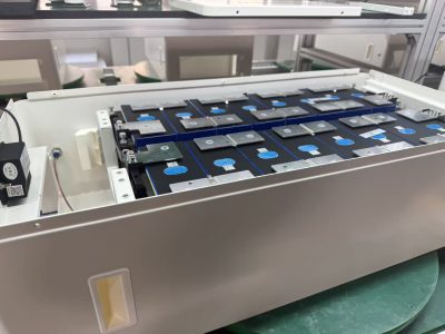 Hình ảnh sản xuất Bộ pin lưu trữ năng lượng đặt sàn 51.2V 314Ah LiFePO4